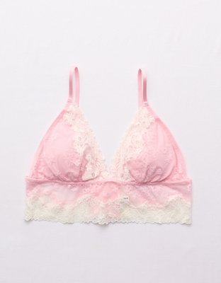 Show Off Midnight Romance Lace Padded Triangle Bralette