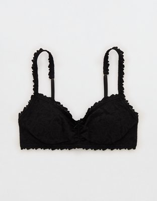 Show Off Rosey Lace Padded Scoop Bralette