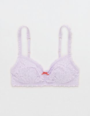 Show Off Rosey Lace Padded Scoop Bralette