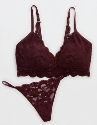 Show Off Chenille Lace Push Up Bralette