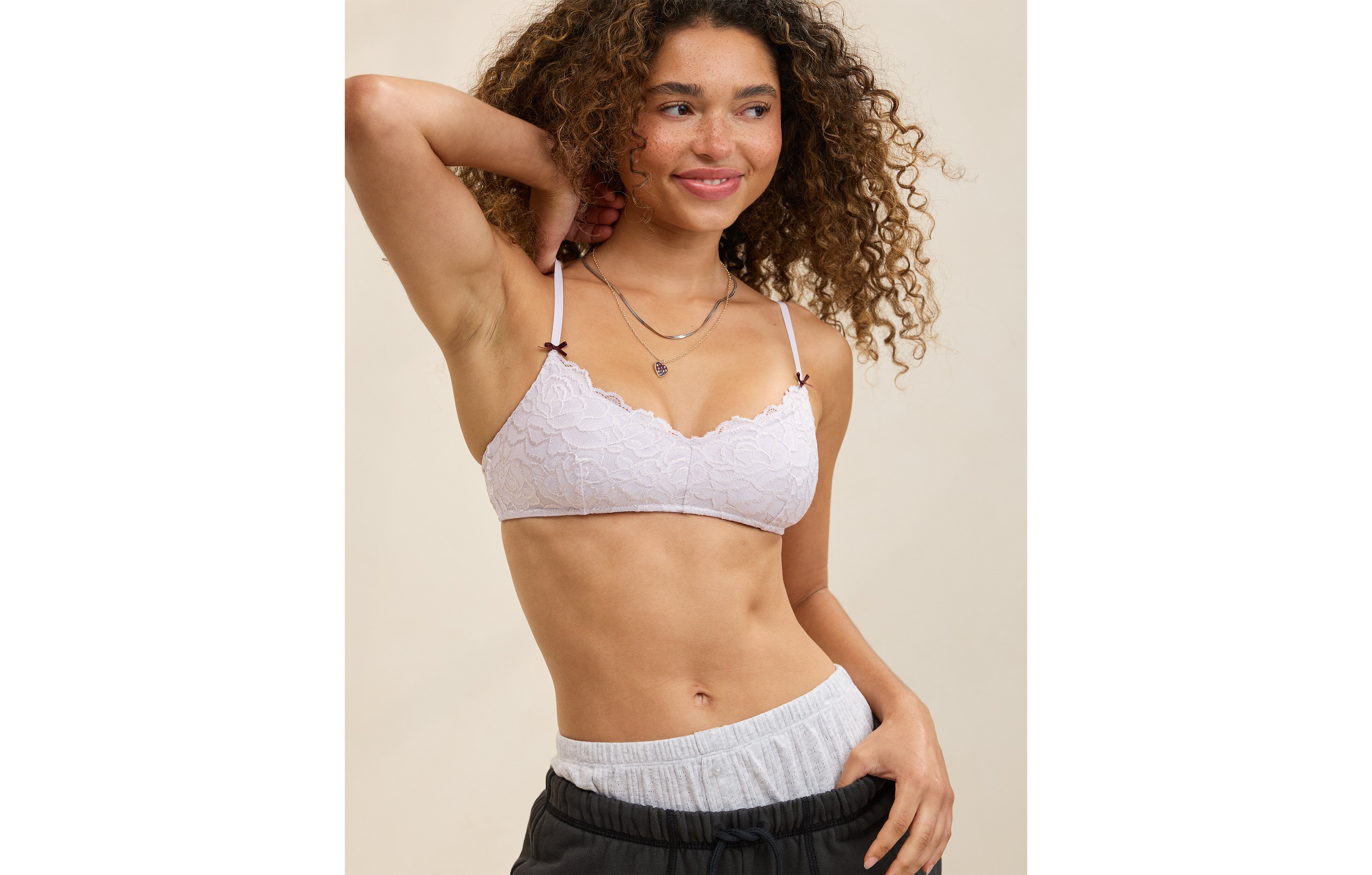 Show Off Dozen Roses Lace Padded Bralette