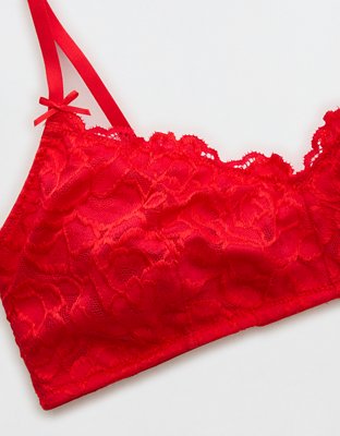 Show Off Dozen Roses Lace Padded Bralette