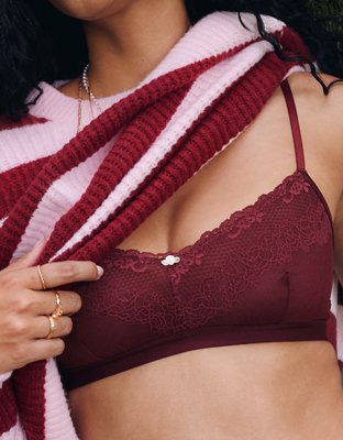 Show Off Frosted Floral Lace Bralette