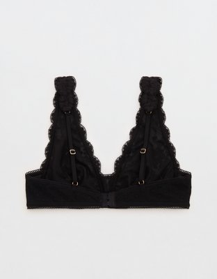 Show Off Chenille Lace Plunge Bralette