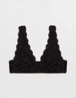 Show Off Chenille Lace Plunge Bralette
