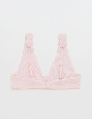 Show Off Chenille Lace Plunge Bralette