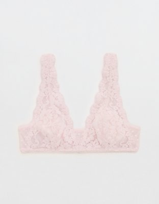 Show Off Chenille Lace Plunge Bralette