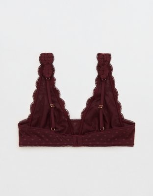 Show Off Chenille Lace Plunge Bralette
