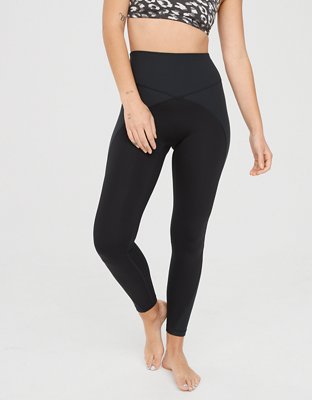 Aerie Offline Goals 7/8 Leggings Black Size XXL