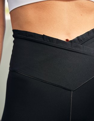 OFFLINE By Aerie Real Me XTRA High Waisted Crossover Ruffle Legging