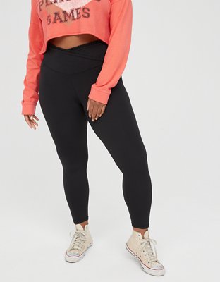 OFFLINE By Aerie Real Me XTRA High Waisted Crossover Ruffle Legging