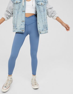 OFFLINE By Aerie Real Me XTRA High Waisted Crossover Ruffle Legging