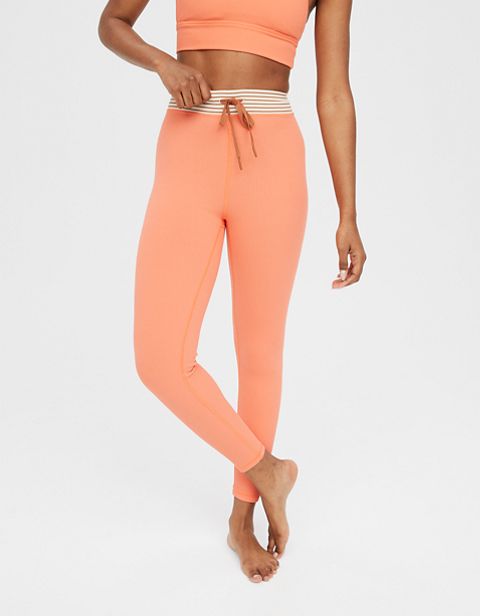 Женские брюки Aerie OFFLINE By Aerie Ribbed Drawcord Legging