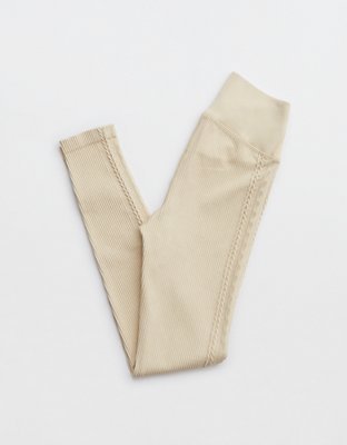 Женские брюки Aerie OFFLINE By Aerie Seamless Cable High Waisted Legging — фото 6