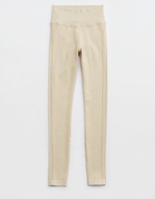 Женские брюки Aerie OFFLINE By Aerie Seamless Cable High Waisted Legging — фото 5