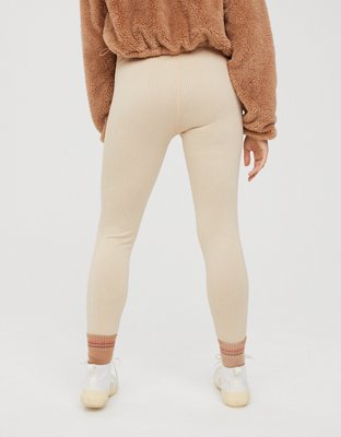 Женские брюки Aerie OFFLINE By Aerie Seamless Cable High Waisted Legging — фото 3