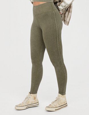 OFFLINE By Aerie Seamless Cable High Waisted Legging
