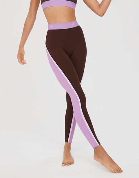 Женские брюки Aerie OFFLINE By Aerie Goals Logo Waistband Legging