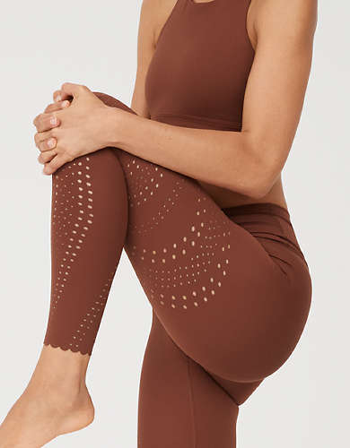 American Eagle By Aerie Goals Crochet Inset Legging - 1701_5800_890