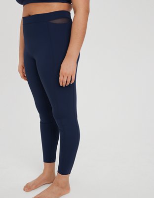Aerie Offline Goals High Rise 7/8 Legging Short Inseam Size Large Blue -  $30 New With Tags - From Luchie