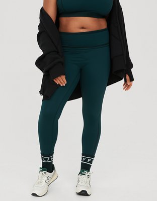 OFFLINE By Aerie Goals Legging con Ribete de Terciopelo