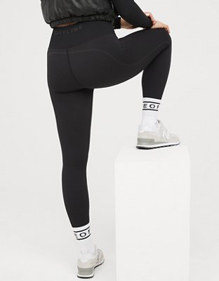 Woke Waffle Legging Set- (Black)- Curvy Available