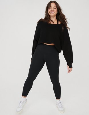 Aerie - Our Real Me EXTRA Hold Up! Legging has a waistband that stays put  and supports you in all the right ways! Shop our Hold Up! sets now