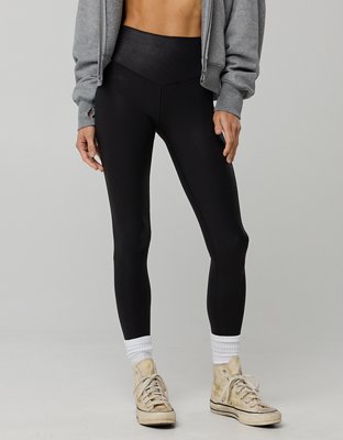 OFFLINE By Aerie Real Me XTRA Rib Foil Legging