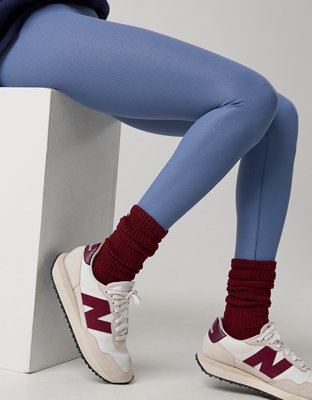 OFFLINE By Aerie Real Me XTRA Rib Foil Legging