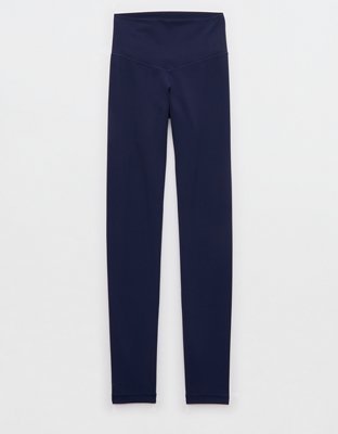 OFFLINE By Aerie Real Me XTRA Mid Rise Legging Women's Royal Navy XL Long