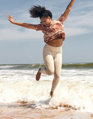 OFFLINE By Aerie Ribbed High Waisted Legging