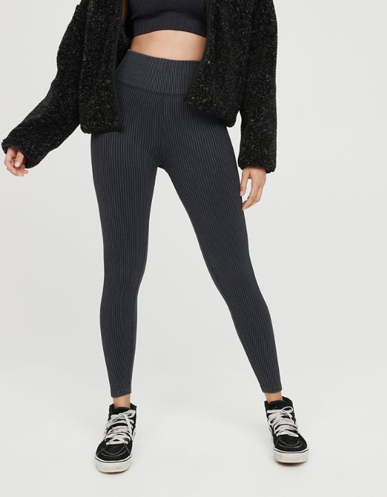 OFFLINE By Aerie Seamless Washed Rib High Waisted Legging