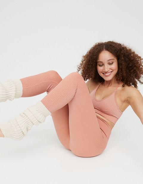 Женские брюки Aerie OFFLINE By Aerie Seamless Washed Rib High Waisted Legging