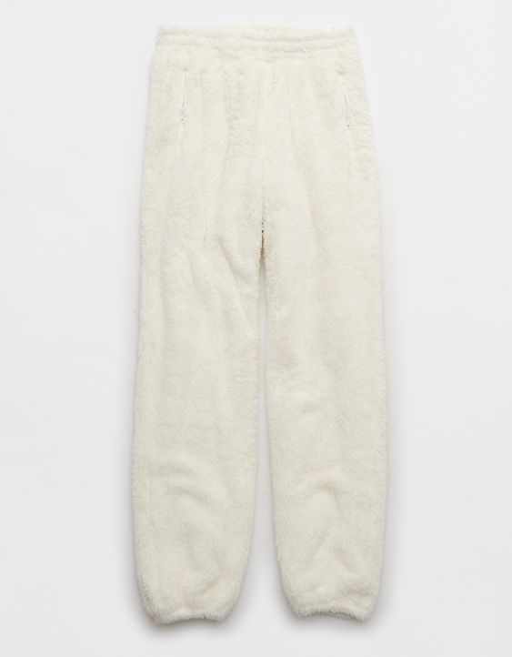 OFFLINE By Aerie Fluffy Sherpa Jogger