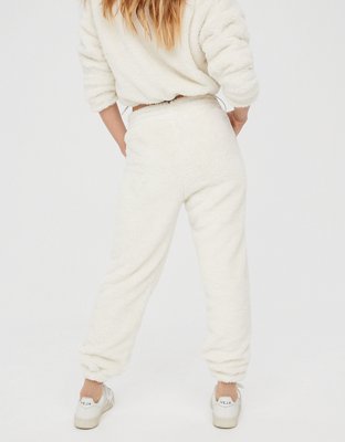 OFFLINE By Aerie Fluffy Sherpa Jogger