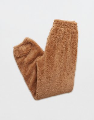 OFFLINE By Aerie Fluffy Sherpa Jogger