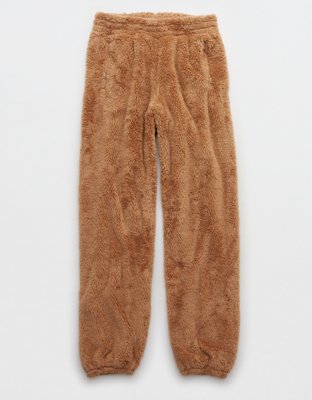 OFFLINE By Aerie Fluffy Sherpa Jogger