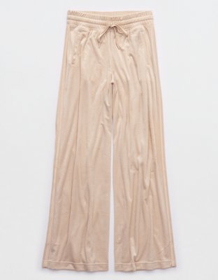 OFFLINE By Aerie Bright Lights Velour Wide Leg Pant