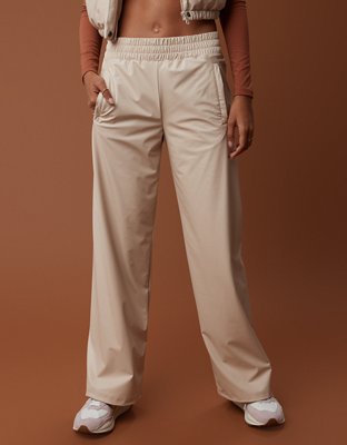 OFFLINE By Aerie Real Luxe Faux Leather Wide Leg Pant