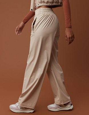 Женские брюки Aerie OFFLINE By Aerie Real Luxe Faux Leather Wide Leg Pant — фото 5