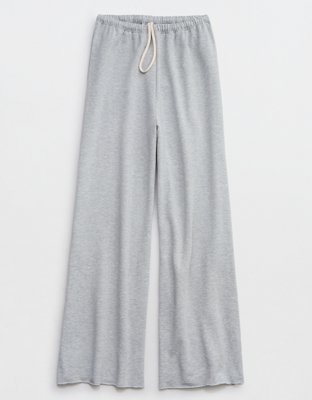 Offline by Aerie, Pants & Jumpsuits, Offline By Aerie Swish Mesh Wide Leg  Skater Pant In Blue Size M