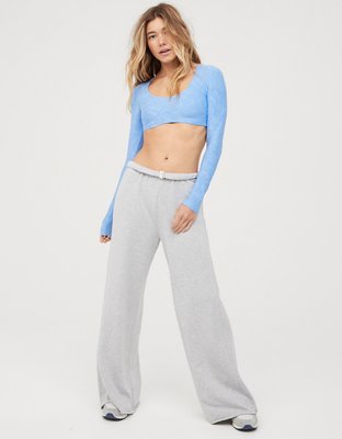 Wide leg jogging clearance bottoms