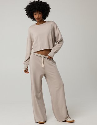 OFFLINE By Aerie OTT Fleece Super Wide Leg Pant