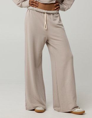 OFFLINE By Aerie OTT Fleece Super Wide Leg Pant