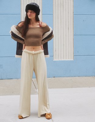 Cloud Wide Leg Sweatpant, Sweatpants