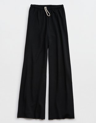 OFFLINE By Aerie Bright Lights Velour Wide Leg Pant