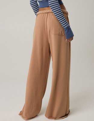 OFFLINE By Aerie OTT Fleece Super Wide Leg Pant