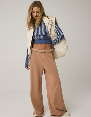 OFFLINE By Aerie OTT Fleece Super Wide Leg Pant