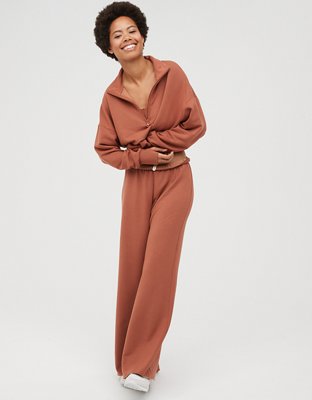 OFFLINE By Aerie OTT Fleece Super Wide Leg Pant