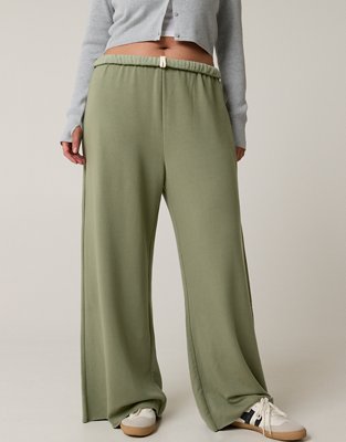 OFFLINE By Aerie OTT Fleece Super Wide Leg Pant